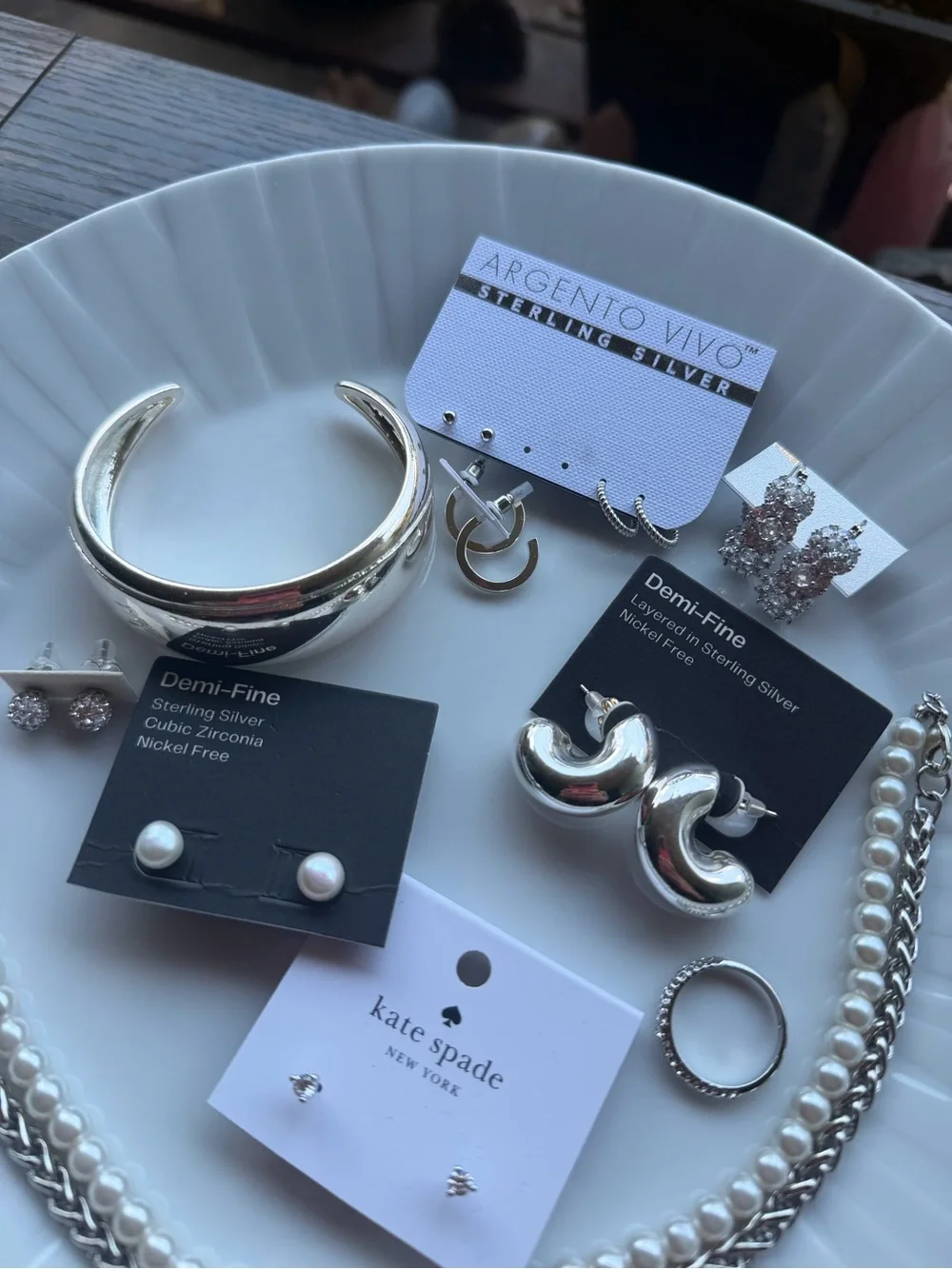 Silver Jewelry Lot Kate Spade Sterling Silver